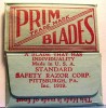 Vintage PRIM Double Edge  Safety Razor Blade  