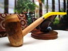 43- Very Nice UNSMOKED WOOD Tobacco Smoking  Pipe 