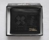 NEW IN BOX Quiksilver Men's Wallet #21-1 Black Pattern 