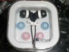 New Black InEar Earphone Headphone Headset For MP3 MP4 