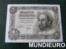 $MUNDIEURO$ BILLETE 1 PTA 19 NOVIEMBRE 1951 INVERSIÓN