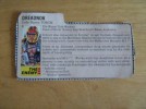 ACTION FORCE/G.I.JOE DREADNOCK TORCH FILECARD 