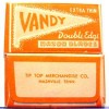 Vintage VANDY  Double Edge Safety Razor Blade 