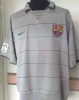 Vintage Barcelona Away Football Shirt LFP L 2003-05 