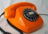 ►►► Antiguo telefono HERALDO post color NARANJA ►►► 