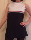 60's Vintage Style Mod Dress. NEW. Sz 12 Unique Twiggy 