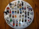 LOT LEGO MINIFIGS FIGURES STAR WARS SPIDERMAN EXTRAS 