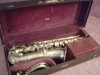 1920s CONN SAXOPHONE SILVER ON SILVER ORIGINAL VGC 100% 