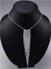 925 sterling silver charm tassels necklace NA039 