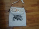 Bolso  blanco  ROBERTO  CAVALLI  puro  verano 