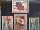 WWI  FRENCH RED CROSS STAMPS    