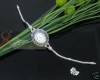 1 PC Silver Tone Quartz Watch Fits European Beads 18cm 