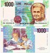 BILLETE ITALIA PICK 114 1000 LIRE 03-10-1990