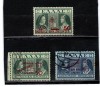 GREECE 1946/47 : 1939 Stamps With Overprint  2 Set Used 