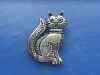 SIGNED NEWPRO CAT BROOCH/PIN 