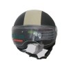 Casco Moto Jet / Abierto Bretto Buffalo de Piel 