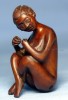 CHINESE BOXWOOD HANDWORK CARVING BELLE NETSUKE ▃▄▅▆▇███ 