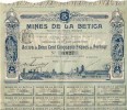 Obligation mines de la Betica (Almeria) 1909 TB 