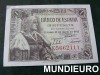 $MUNDIEURO$ BILLETE 1 PESETA 15 JUNIO 1945 INVERSIÓN