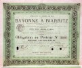 1889: Compagnie du Chemin de Fer de Bayonne à Biarritz 