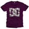 DC SHOES CLASSIC STREETWEAR T-SHIRT Sz.XL purple  #126 