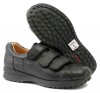 Boys KICKERS Black Leather Shoes Size 6 (39) 