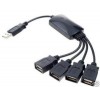 New High Speed 4 Port usb 2.0 Hub For pc Laptop Slim 