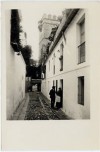 Spain Saville View of Narrow Street Real Photo Postcard 