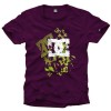 DC SHOES CLASSIC T-SHIRT Sz.S purple BAM BOARD #134 