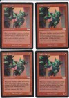 MTG GOBLIN LACKEY X4 MAGIC THE GATHERING URZA'S SAGA 