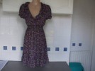 PRETTY DITSY SUMMER TEA DRESS SIZE 8 