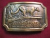 INDIANA METAL CRAFT WINCHESTER WESTERN BELT BUCKLE NICE 