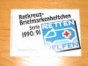 Rotkreuz - Briefmarkenheftchen  Serie 1990/91 Berlin 