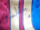 MAGLIA RONALDINHO UNWORN BARCELONA AUT 2008-2009 