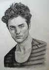 Dibujo Auténtico Robert Pattinson - Edward (Crepúsculo) 