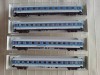 Fleischmann N lot 4 Wagons IR 8176-77-78-79k Quasi Neuf 