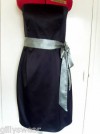 Dorothy Perkins Silky Black Cocktail Dress Size 18 