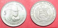 PERU  5 SOLES  DE ORO  1974 