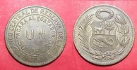 PERU  1 SOL DE ORO  1963 