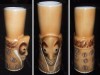 VTG Tall Ceramic TIKI Mug Cup Cocktail Glass Mask Face 