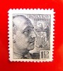 1939 SPAIN ED#875* MH 1 pta.slate . 