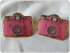 HOLGA 120 CFN PINK earrings brass HOT ITEM  RAVE 