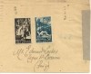 Spain 1938 Sagunto set 2 censor cover to Switzerland 