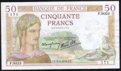 Rare Banknote Billet France 50 Francs Ceres 1938 P9023 