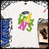 VANS SKATE BOARD T SHIRT VHI(G.M)H STAR'M OFF THE WALL