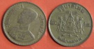 THAILAND   50 SATANG    HALF   BAHT    1957 