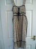 Patterned silk dress from Topshop size 10 