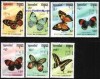 CAMBODIA,1989 Brasiliana, Butterflies-Mariposas 7v MNH 