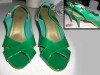 ZAPATOS VERDES DE MUJER 