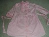 SHIRT DRESS/LONG SHIRT SIZE 10 PINK FRILL CUTE 